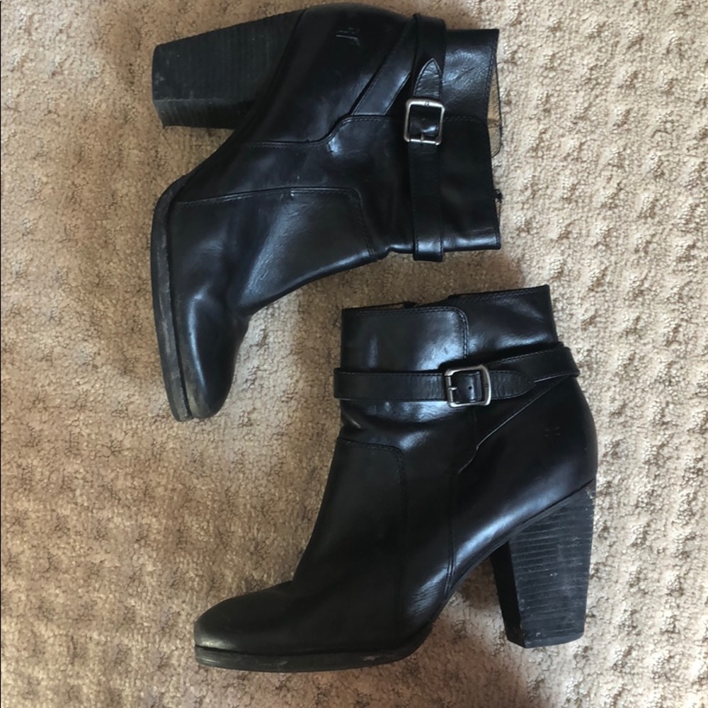 Frye Black Booties